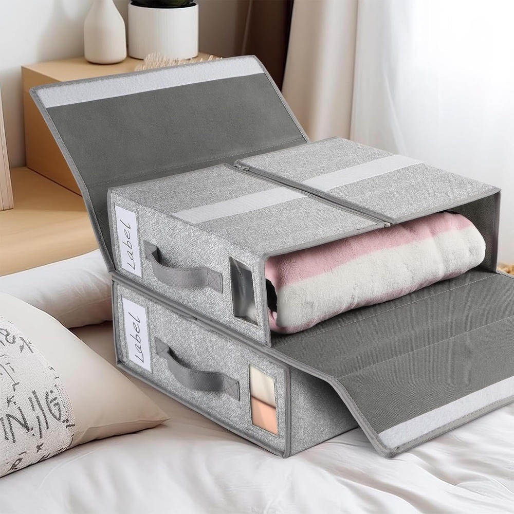 2 Pack Bed Sheet, towel, cloths, shoes Organizers and Storage, New
